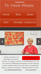 Mobile Screenshot of dr-wetzke.de